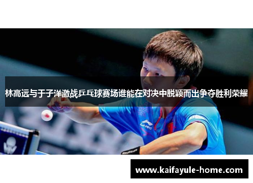 林高远与于子洋激战乒乓球赛场谁能在对决中脱颖而出争夺胜利荣耀